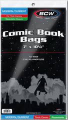 Resealable Current/Modern Comic Bags - Thick | L.A. Mood Comics and Games