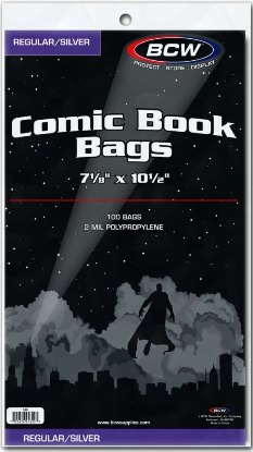 Silver/Regular Comic Bags | L.A. Mood Comics and Games