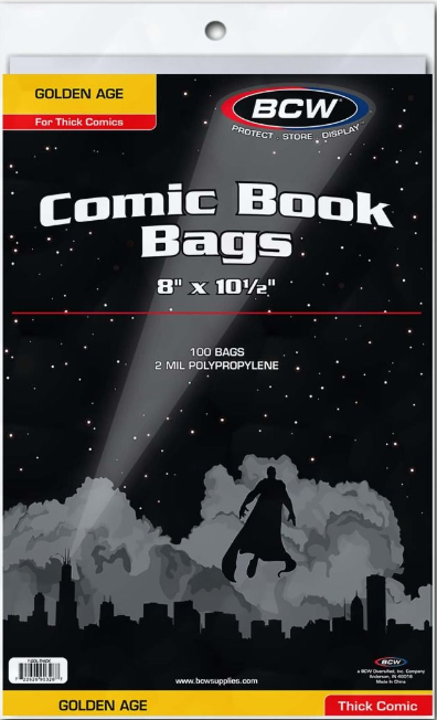 Golden Comic Bags - Thick | L.A. Mood Comics and Games