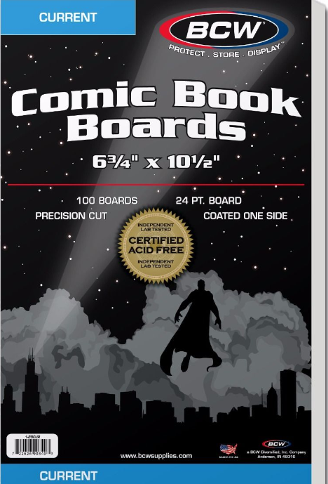 Current Comic Backing Boards | L.A. Mood Comics and Games