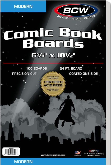 Modern Comic Backing Boards | L.A. Mood Comics and Games