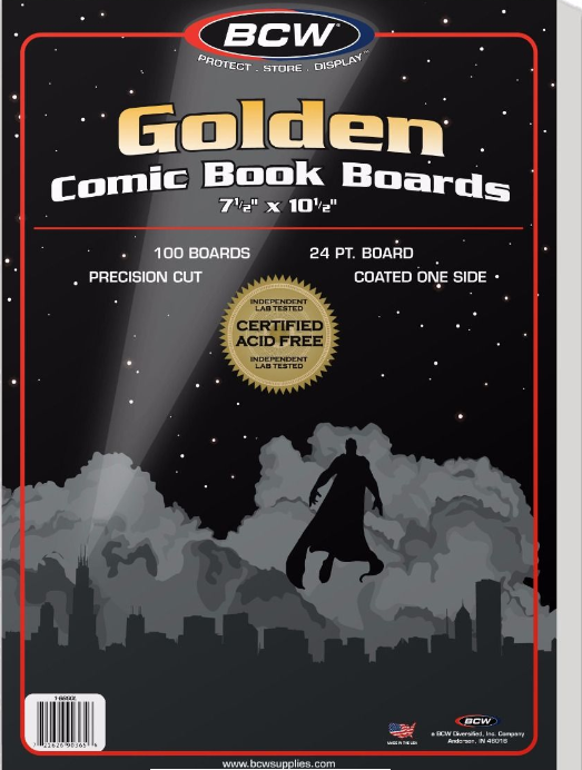 Golden Comic Backing Boards | L.A. Mood Comics and Games