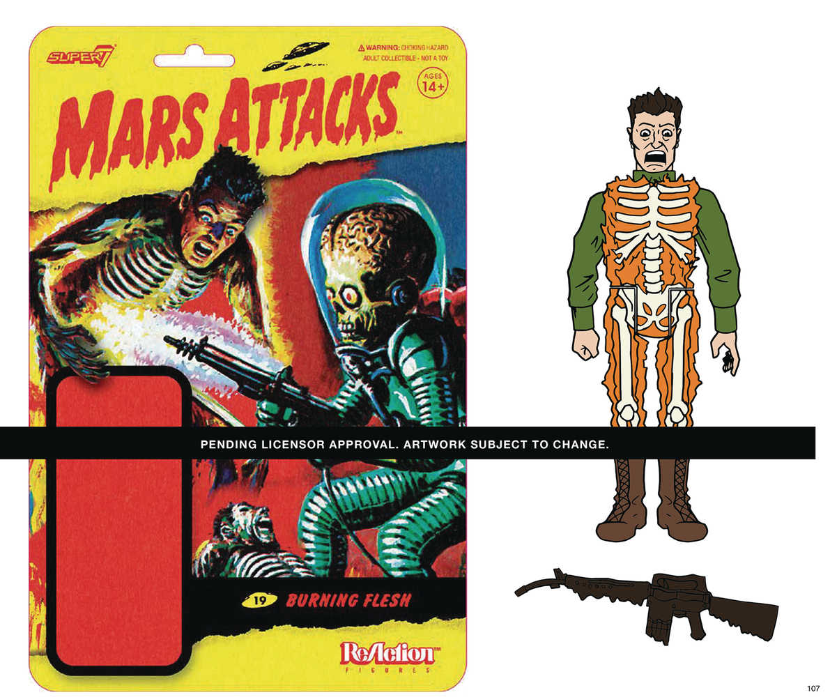 Mars Attacks Burning Flesh Reaction Figure | L.A. Mood Comics and Games
