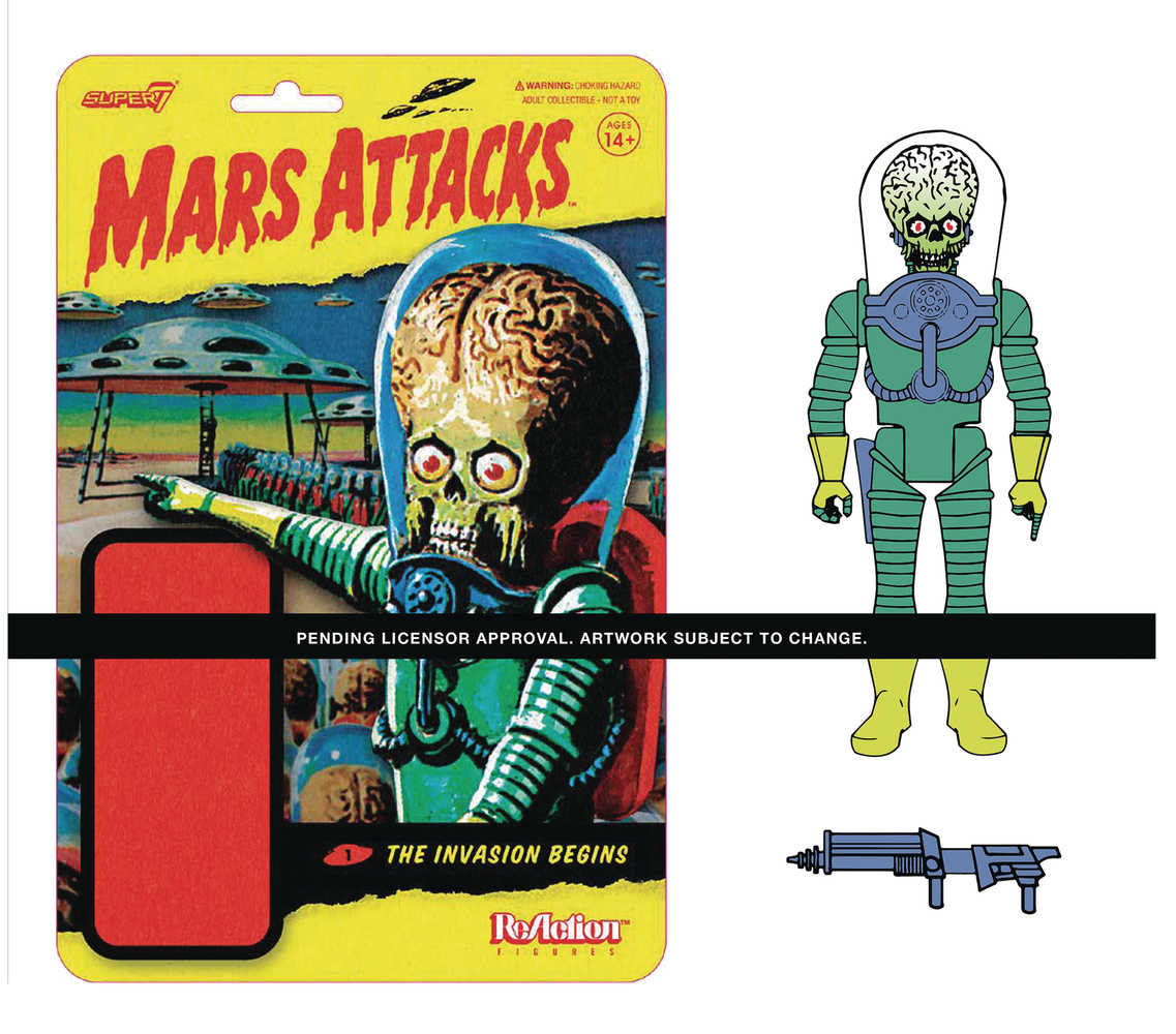 Mars Attacks Invasion Begins Reaction Figure | L.A. Mood Comics and Games