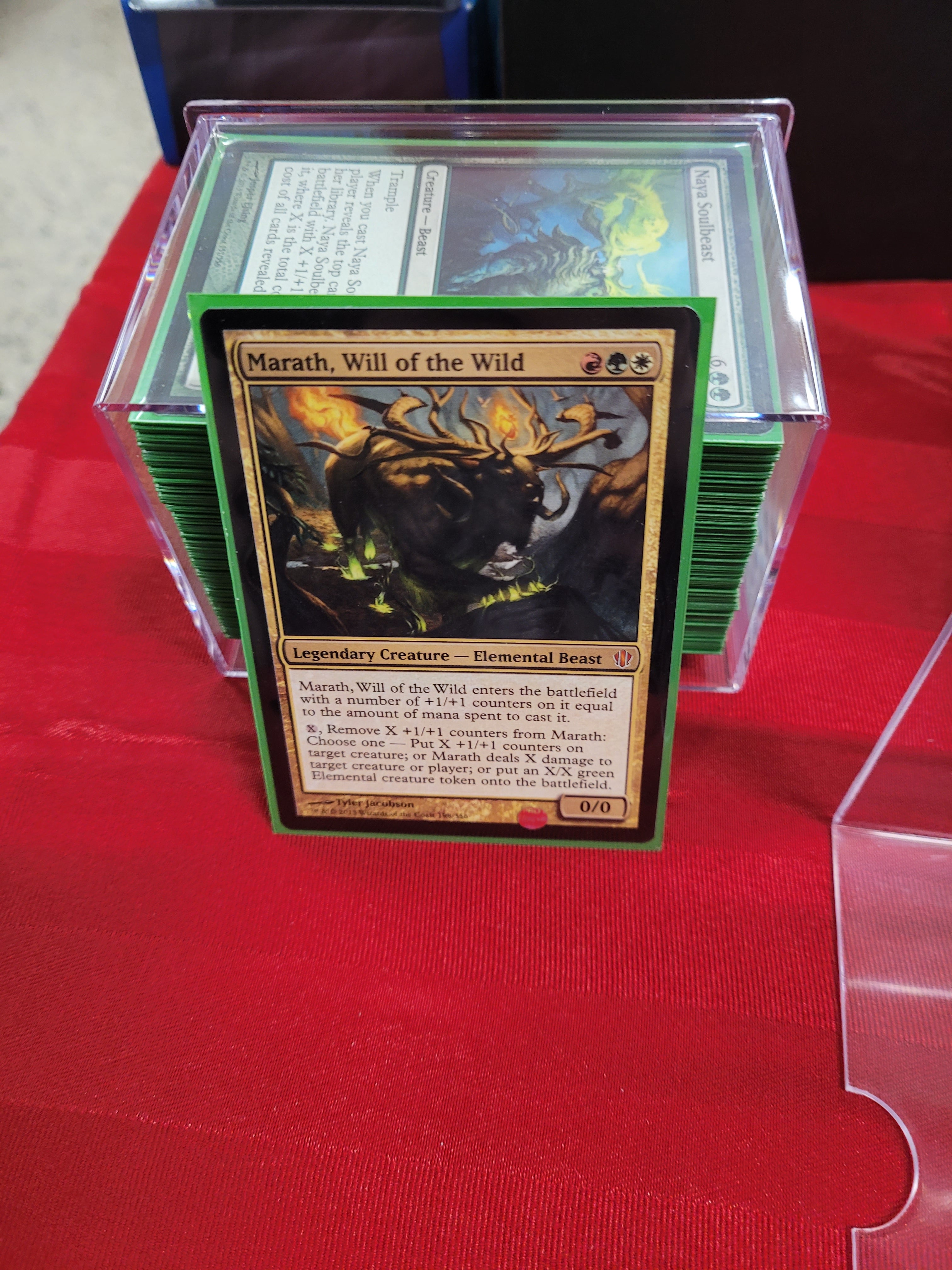 MTG COMMANDER 2013 NATURE OF THE BEAST COMPLETE OPEN SLEEVED | L.A. Mood Comics and Games