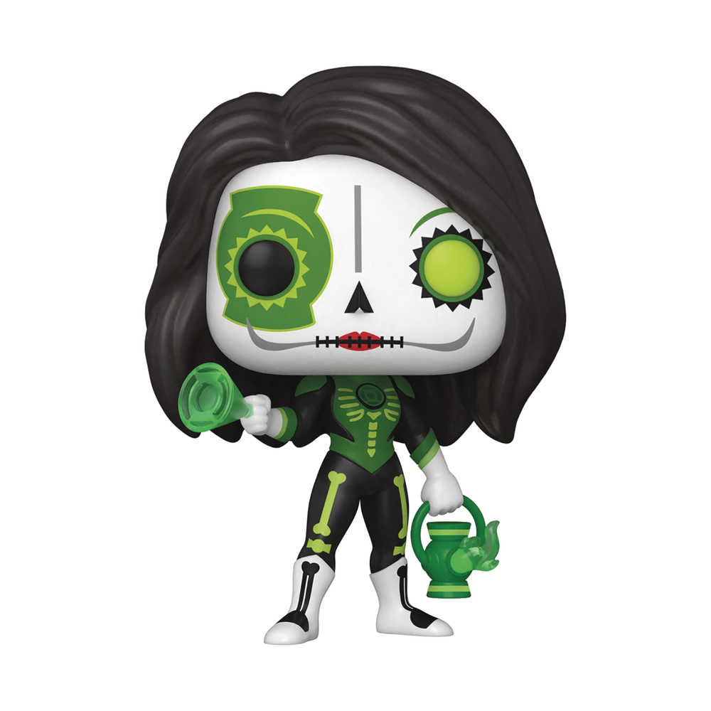 Pop Heroes Dia De Los DC Green Lantern Jessica Cruz Vinyl Figure | L.A. Mood Comics and Games