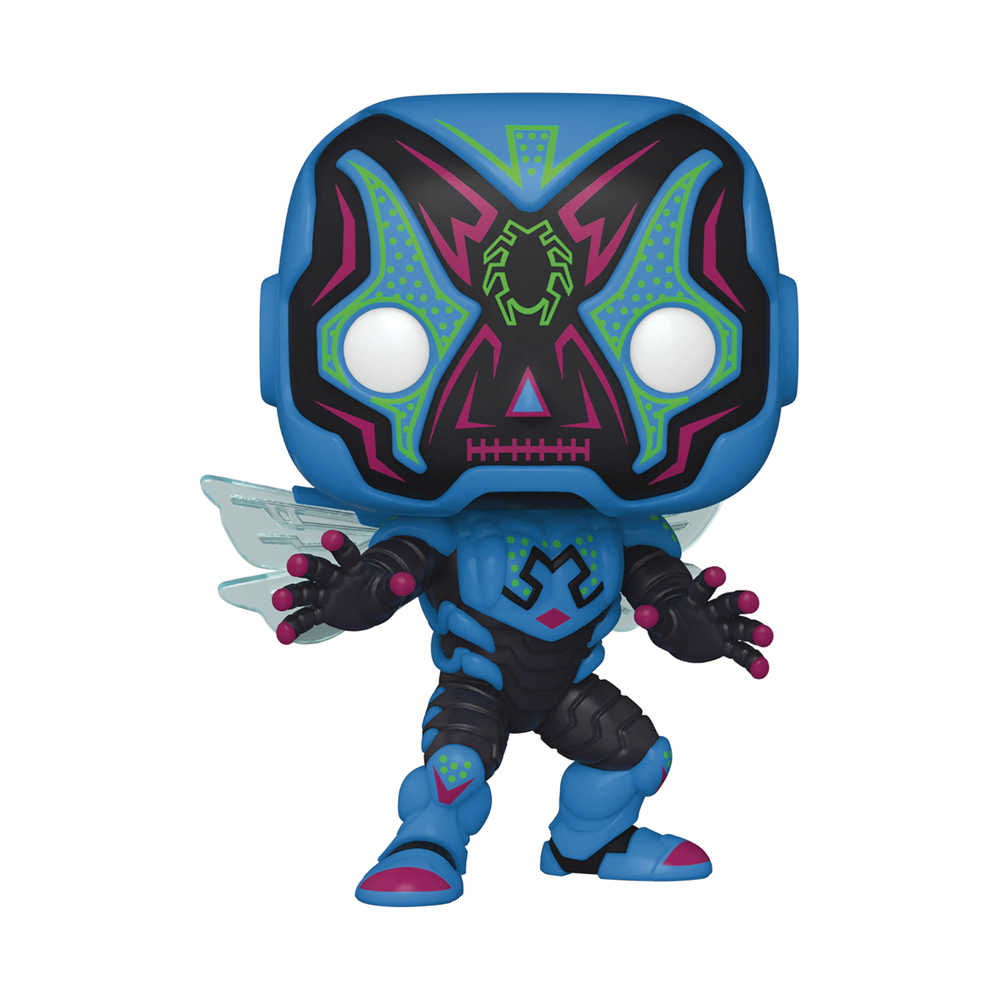 Pop Heroes Dia De Los DC Blue Beetle Vinyl Figure | L.A. Mood Comics and Games