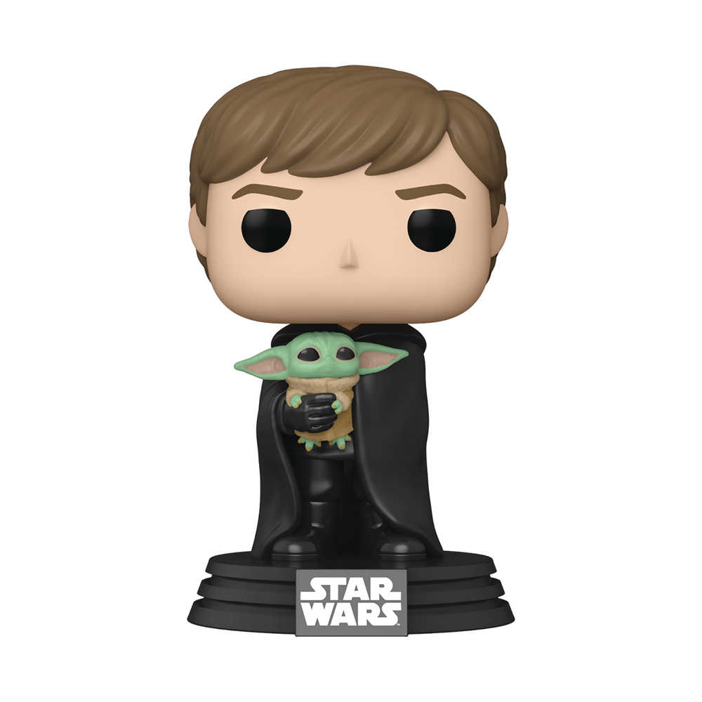 Pop Star Wars Mandalorian Luke with Child Vinyl Figure | L.A. Mood Comics and Games