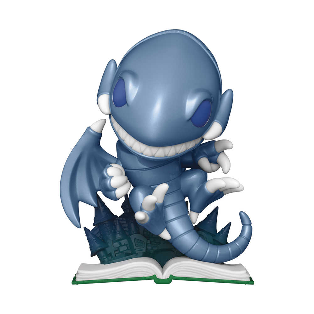 Pop Animation Yu-Gi-Oh Blue Eyes Toon Dragon Vinyl Figure (MISSING A WING) | L.A. Mood Comics and Games