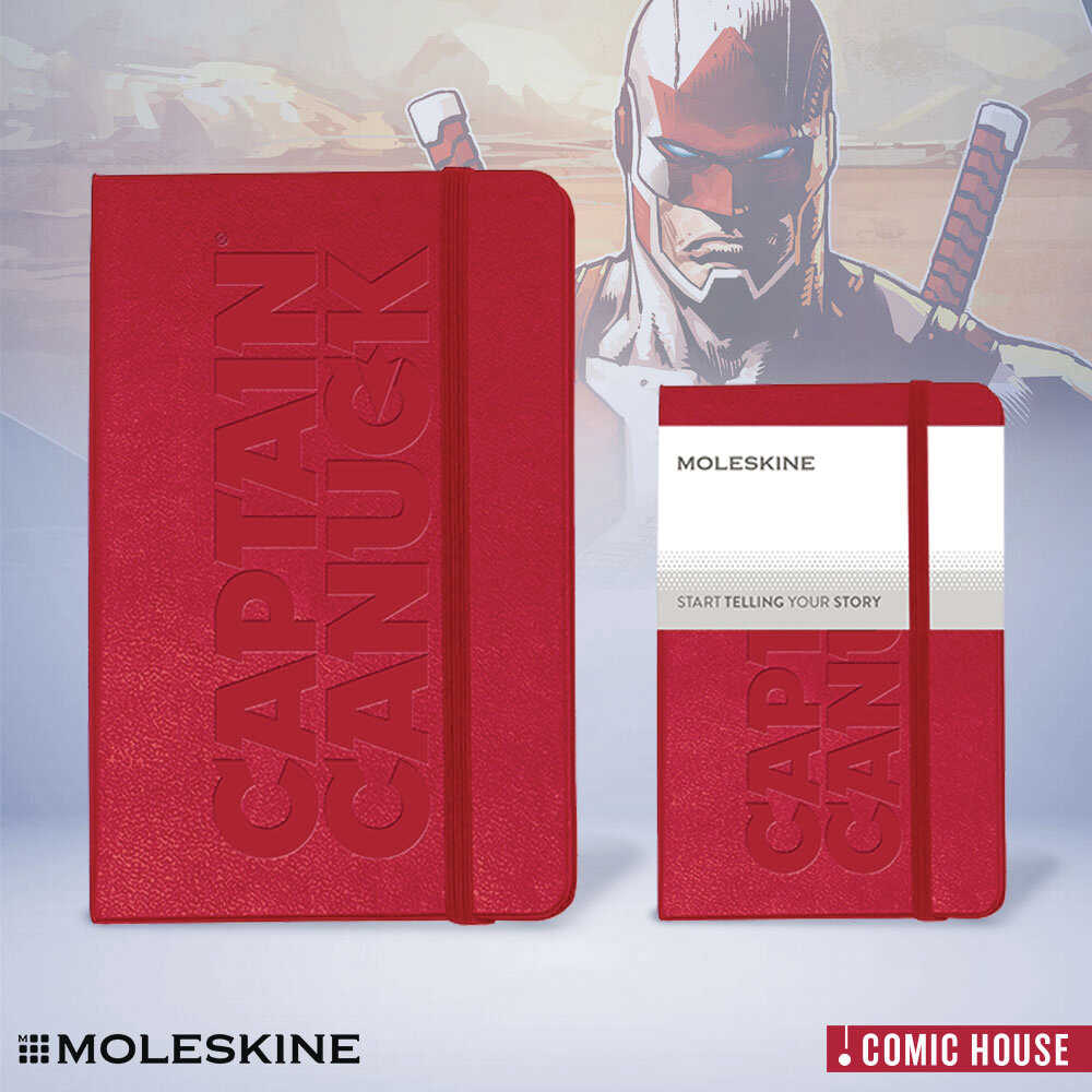 Captain Canuck Moleskine Notebook Hardcover | L.A. Mood Comics and Games