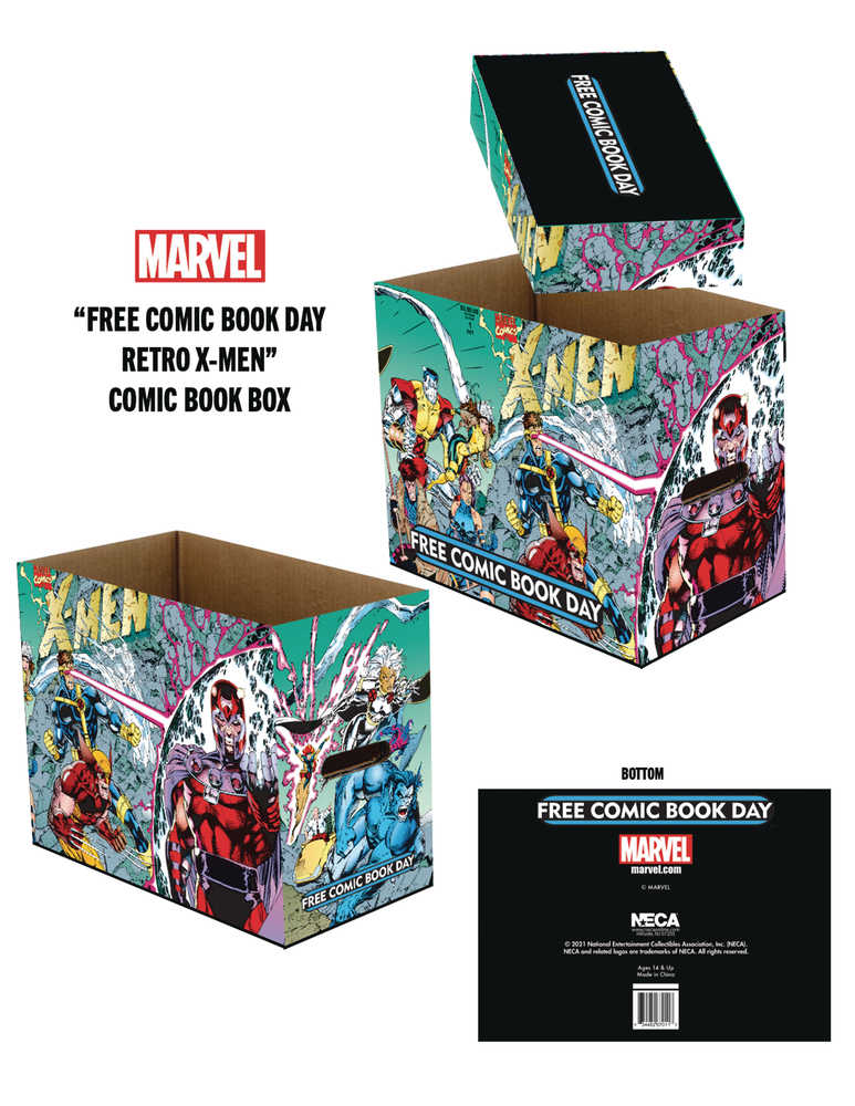 Free Comic Book Day 2022 Marvel X-Men Short Comic Storage Box | L.A. Mood Comics and Games