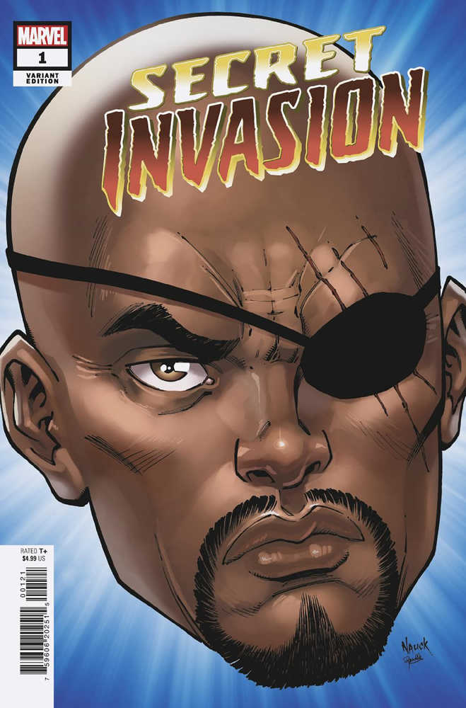 Secret Invasion #1 (Of 5) Nauck Headshot Variant | L.A. Mood Comics and Games