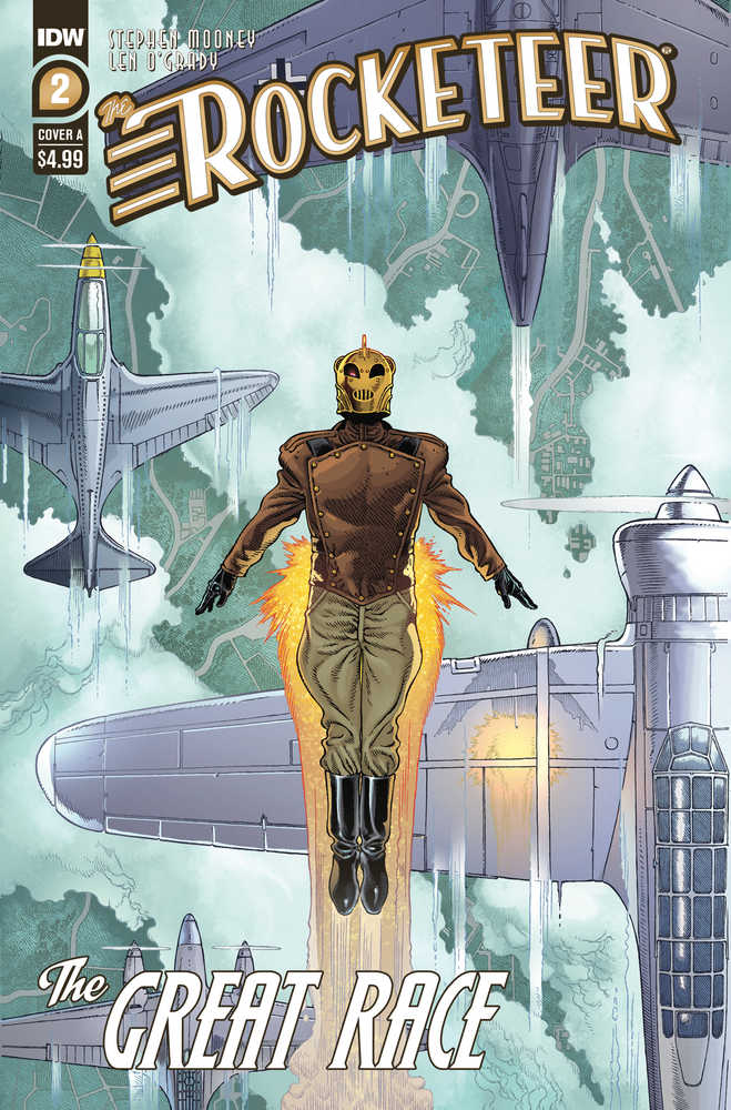 Rocketeer The Great Race #2 (Of 4) Cover A Gabriel Rodriguez | L.A. Mood Comics and Games