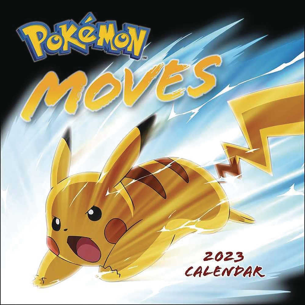 Pokemon Moves 2023 Wall Calendar | L.A. Mood Comics and Games