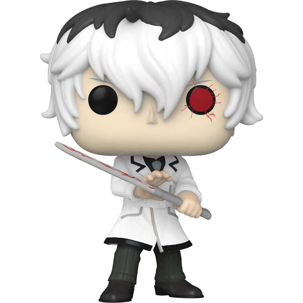 Pop Animation Tokyo Ghoul Re Ken Kaneki White Outfit Vinyl Figure | L.A. Mood Comics and Games