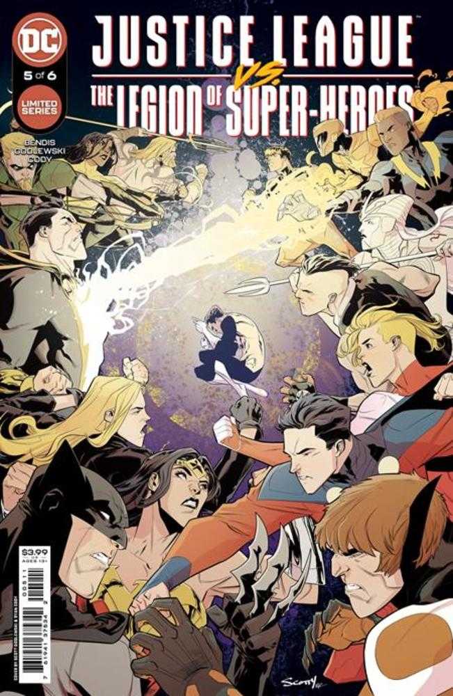 Justice League vs The Legion Of Super-Heroes #5 (Of 6) Cover A Scott Godlewski | L.A. Mood Comics and Games