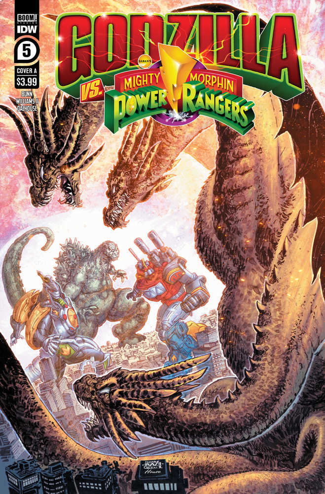 Godzilla vs Mmpr #5 (Of 5) Cover A Williams | L.A. Mood Comics and Games