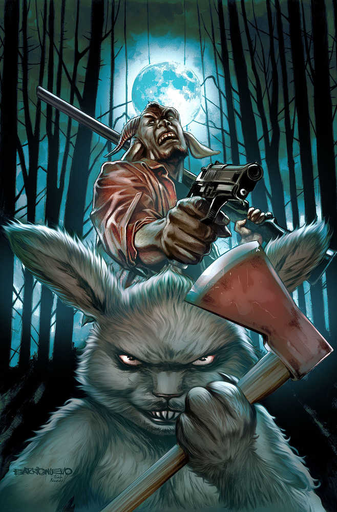 Man Goat & Bunnyman Green Eggs & Blam #1 Cover A Barrionuevo | L.A. Mood Comics and Games