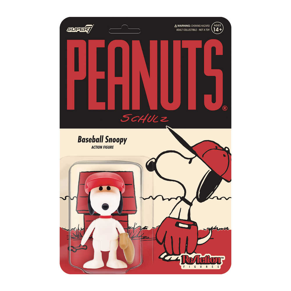 Peanuts W5 Snoopies Baseball Snoopy Reaction Figure | L.A. Mood Comics and Games