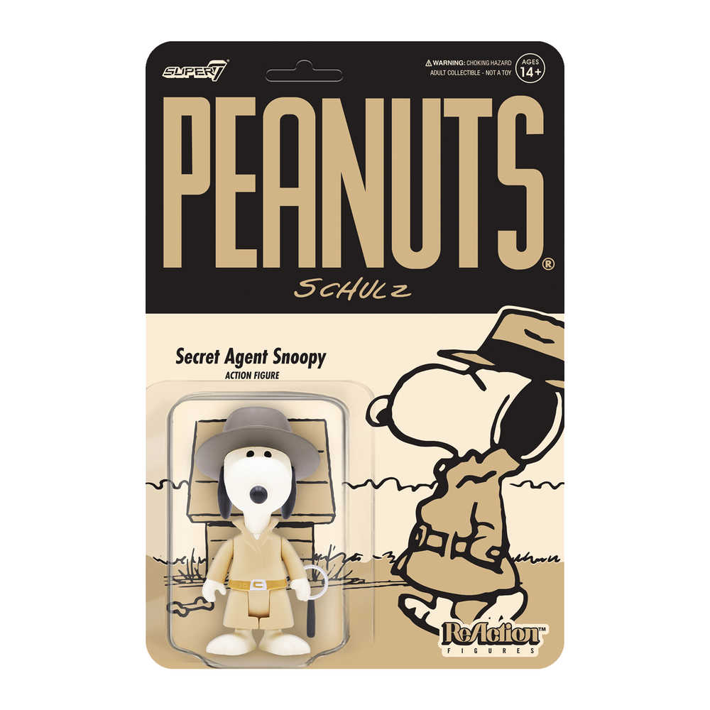 Peanuts W5 Snoopies Secret Agent Snoopy Reaction Figure (Net | L.A. Mood Comics and Games