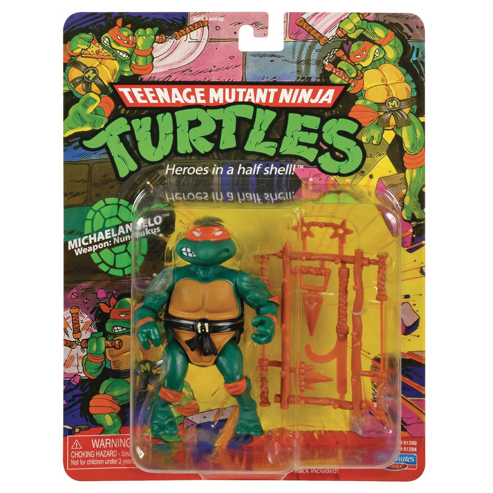 Teenage Mutant Ninja Turtles Classic Michelangelo Basic Action Figure | L.A. Mood Comics and Games