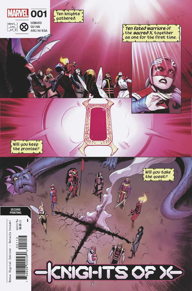 Knights Of X #1 2ND Printing Quinn Variant | L.A. Mood Comics and Games