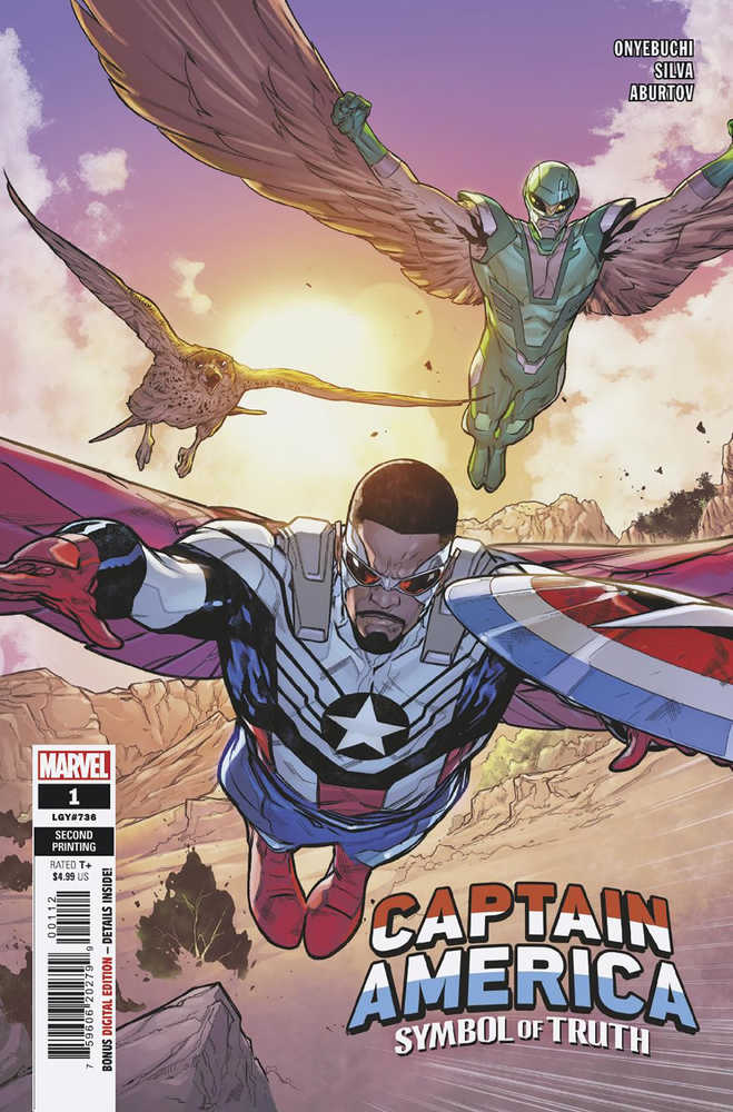 Captain America Symbol Of Truth #1 2ND Printing Silva Variant | L.A. Mood Comics and Games