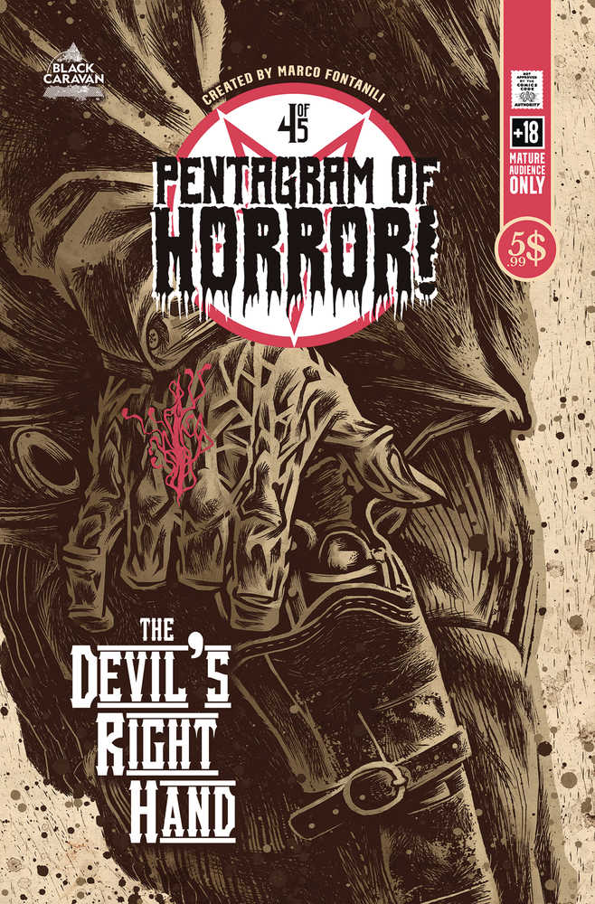 Pentagram Of Horror #4 Cover A Fontanili | L.A. Mood Comics and Games