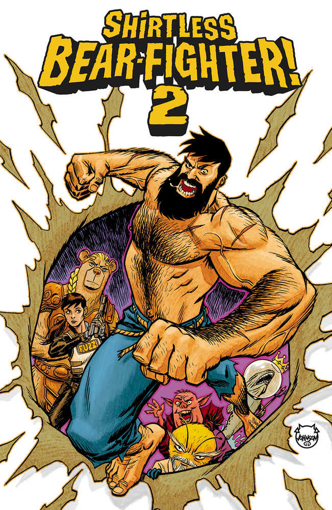 Shirtless Bear-Fighter 2 #1 (Of 7) Cover A Johnson | L.A. Mood Comics and Games