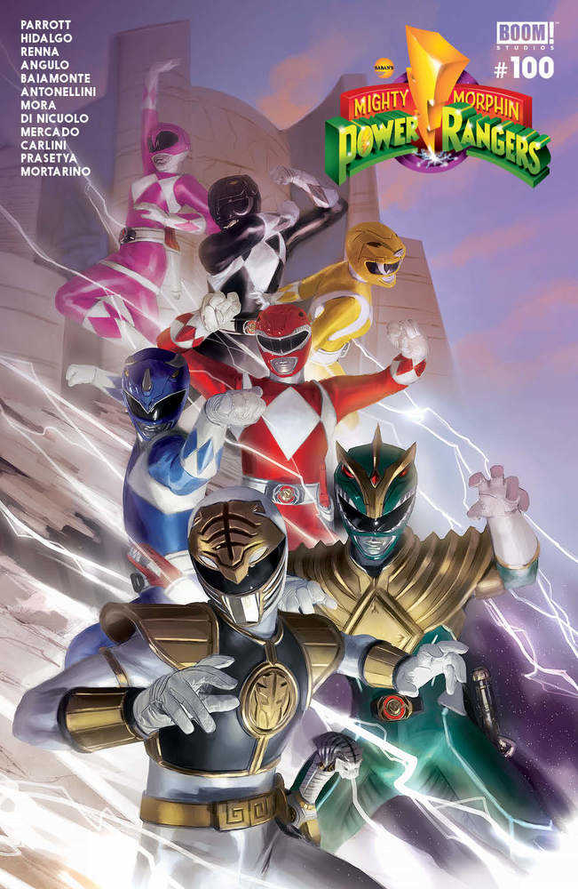 Mighty Morphin Power Rangers #100 Cover C Wrap Variant Mercado | L.A. Mood Comics and Games