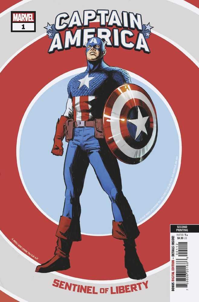 Captain America Sentinel Of Liberty #1 2ND Printing Carnero Variant | L.A. Mood Comics and Games