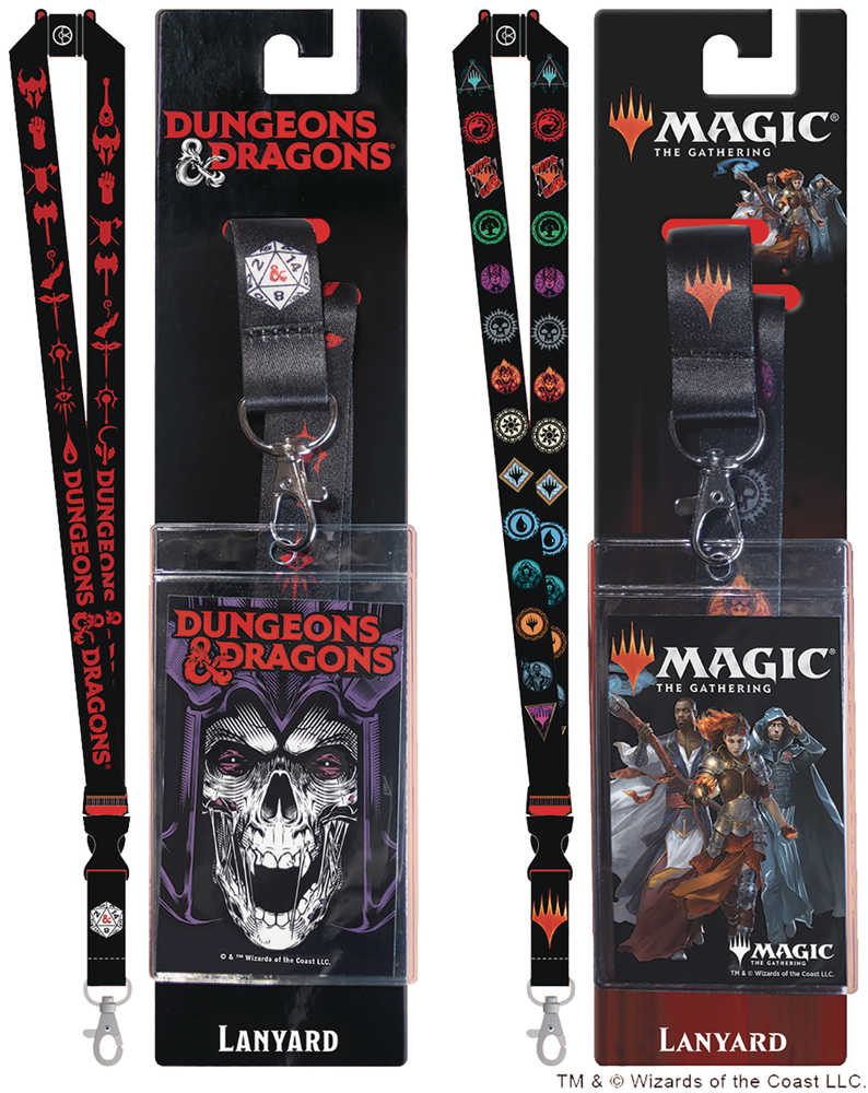 Magic The Gathering And Dungeons &Dragons Lanyard | L.A. Mood Comics and Games