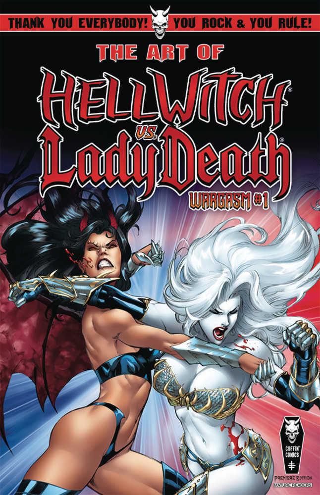 Art Of Hellwitch vs Lady Death Wargasm #1 Premiere Edition (Mature) | L.A. Mood Comics and Games