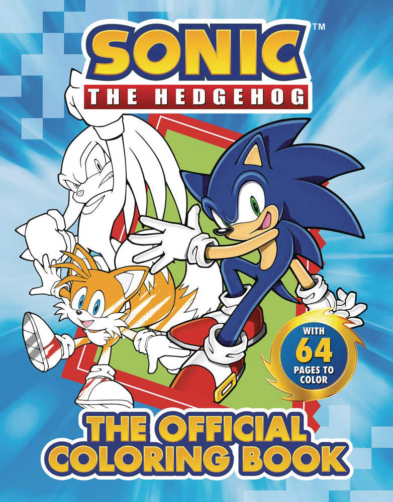 Sonic The Hedgehog Off Coloring Book | L.A. Mood Comics and Games