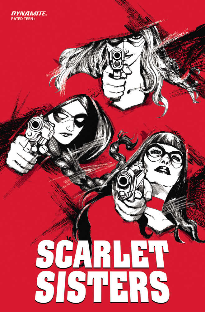 Scarlet Sisters One Shot Cover H Lau Original | L.A. Mood Comics and Games