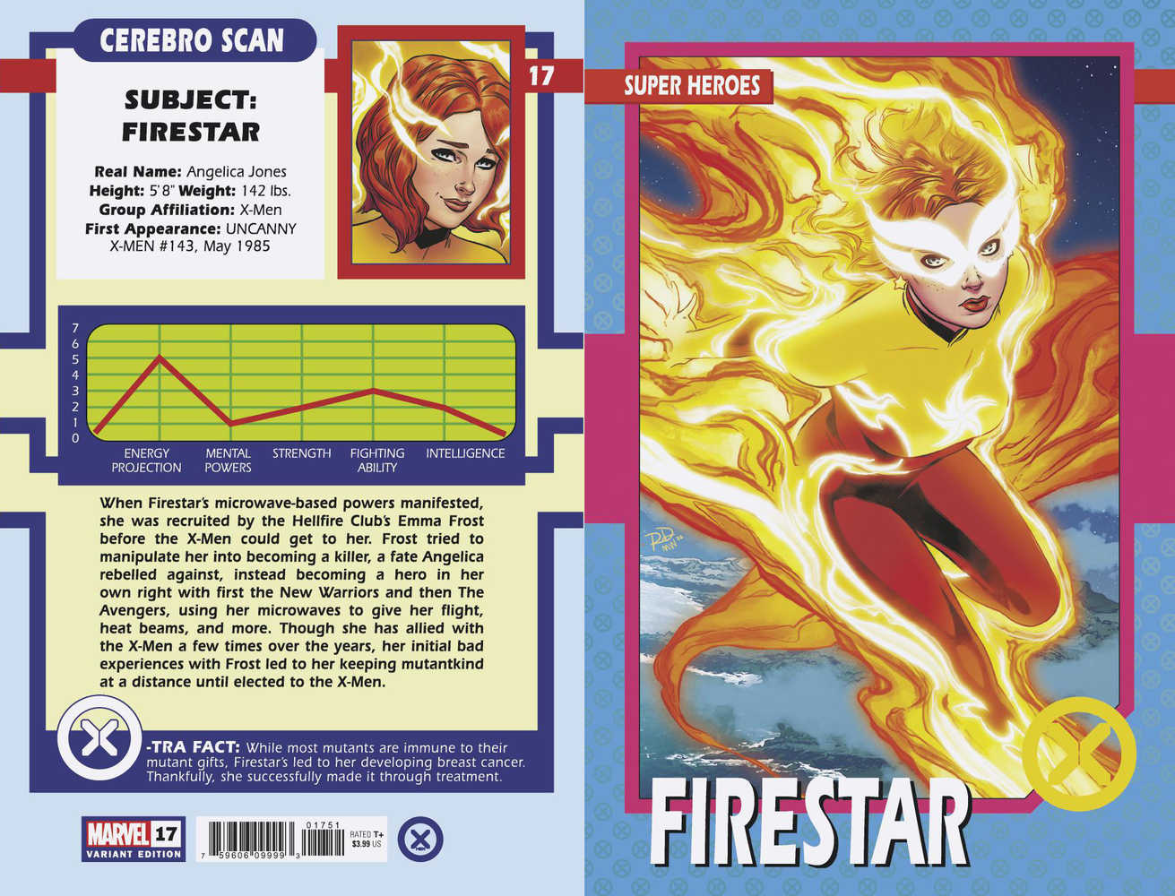 X-Men #17 Dauterman Trading Card Variant | L.A. Mood Comics and Games
