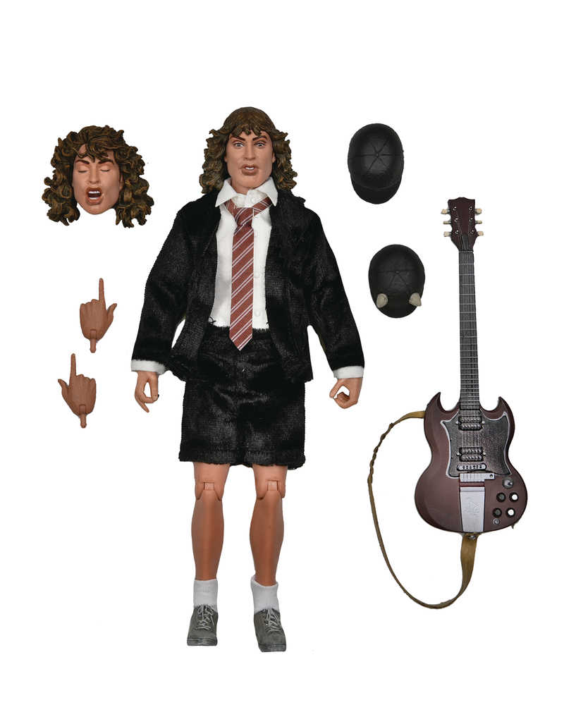 AcDc Angus Young Highway To Hell 8 inch Clothed Action Figure | L.A. Mood Comics and Games