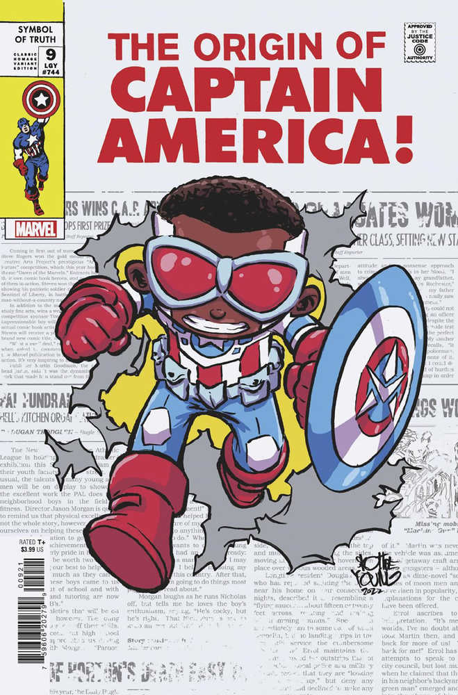 Captain America Symbol Of Truth #9 Young Classic Homage Variant | L.A. Mood Comics and Games