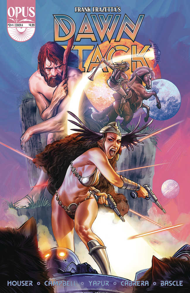 Frank Frazettas Dawn Attack #2 (Of 5) Cover A Casas | L.A. Mood Comics and Games