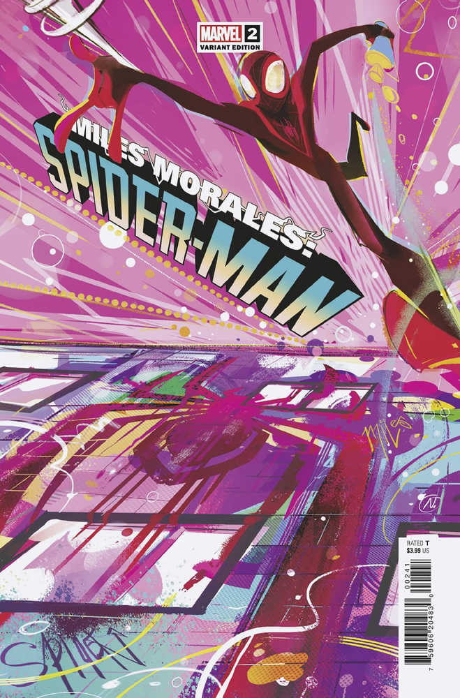 Miles Morales Spider-Man #2 Graffiti Variant | L.A. Mood Comics and Games