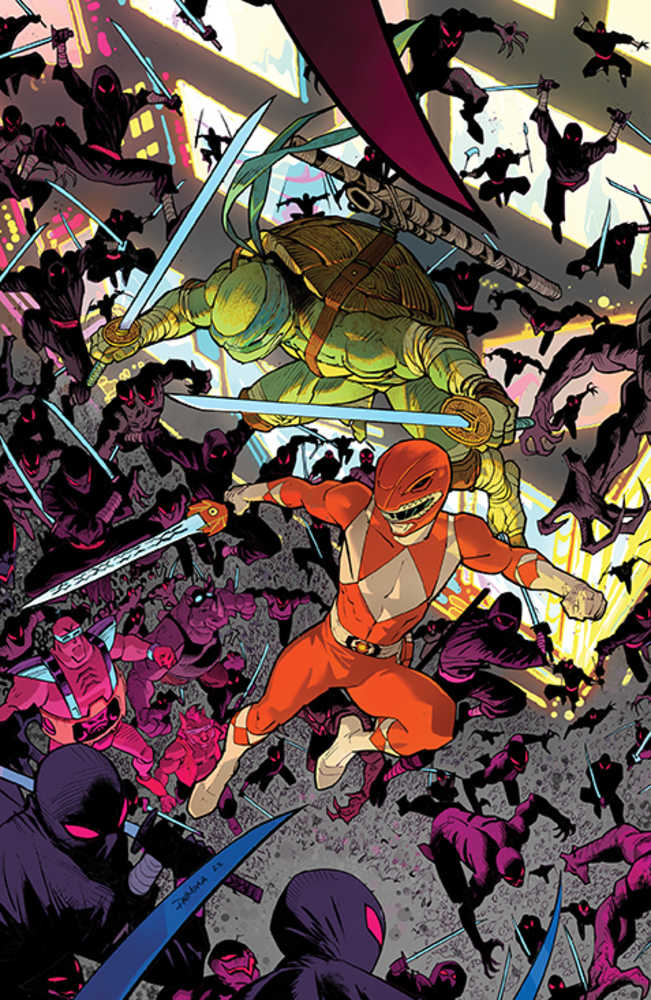 Mmpr Teenage Mutant Ninja Turtles II #1 (Of 5) Cover A Connecting Variant 1 Mora | L.A. Mood Comics and Games