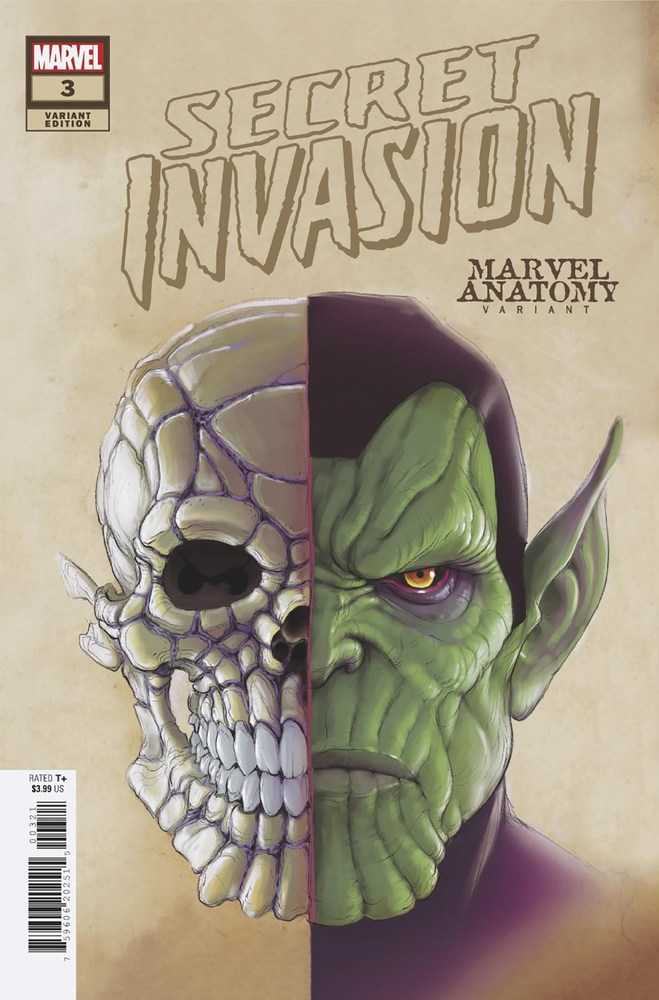 Secret Invasion #3 (Of 5) Marvel Anatomy Lobe Variant | L.A. Mood Comics and Games