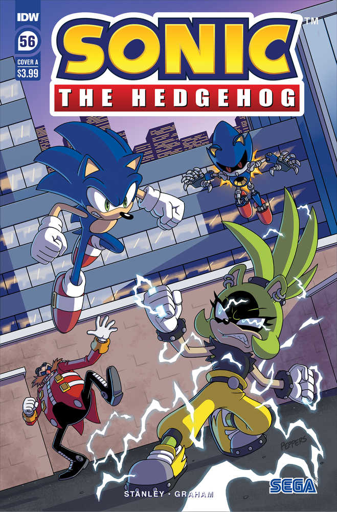 Sonic The Hedgehog #56 Cover A Peppers | L.A. Mood Comics and Games