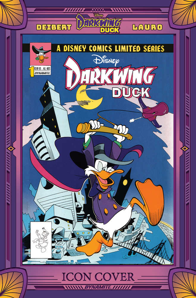 Darkwing Duck #1 Cover H 10 Copy Variant Edition Moore Modern Icon 1991 | L.A. Mood Comics and Games