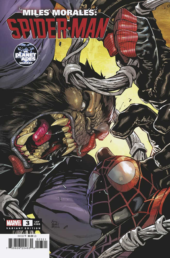 Miles Morales Spider-Man #3 Stegman Planet Of The Apes Variant | L.A. Mood Comics and Games