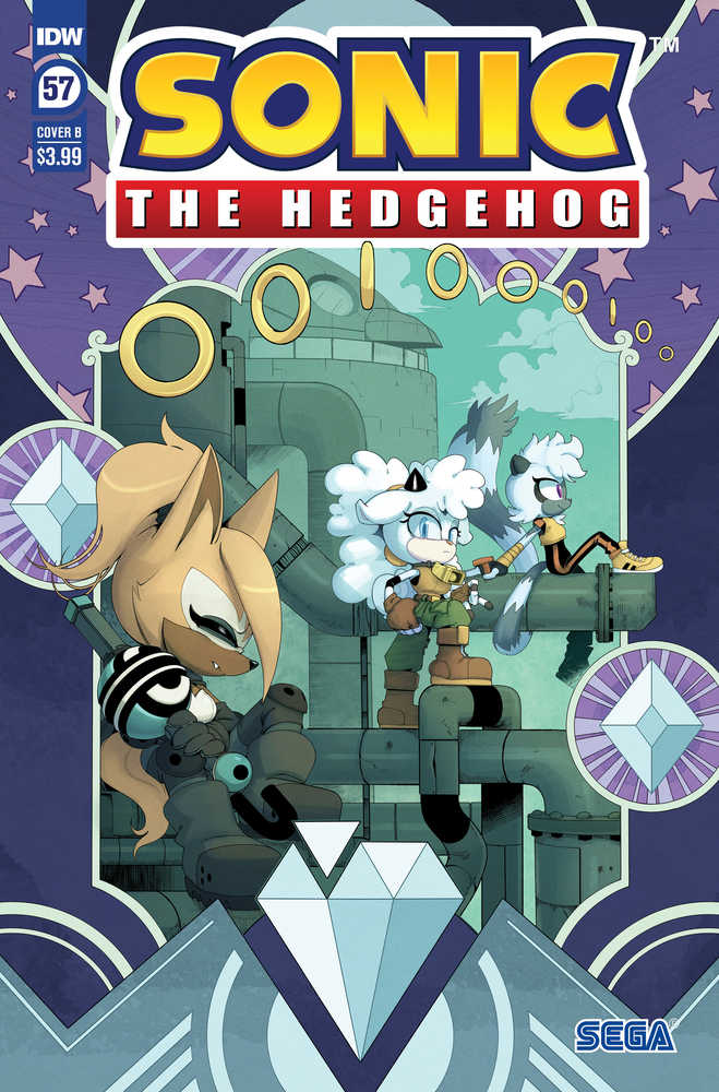 Sonic The Hedgehog #57 Cover B Thomas | L.A. Mood Comics and Games
