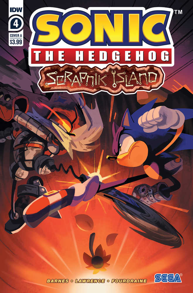 Sonic The Hedgehog Scrapnik Island #4 Cover A Fourdraine | L.A. Mood Comics and Games