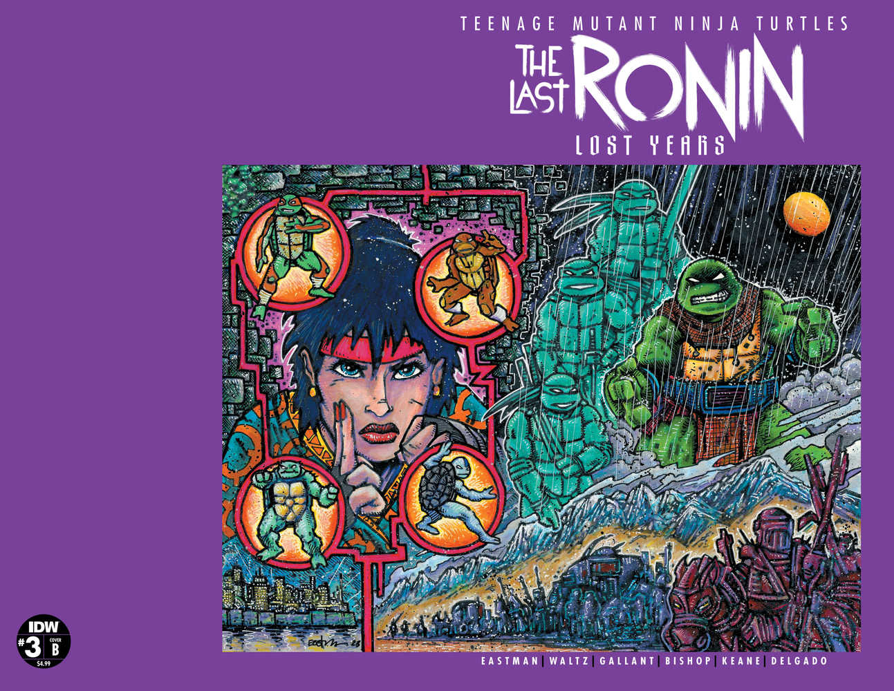 Teenage Mutant Ninja Turtles Last Ronin Lost Years #3 Cover B Eastman Bishop | L.A. Mood Comics and Games
