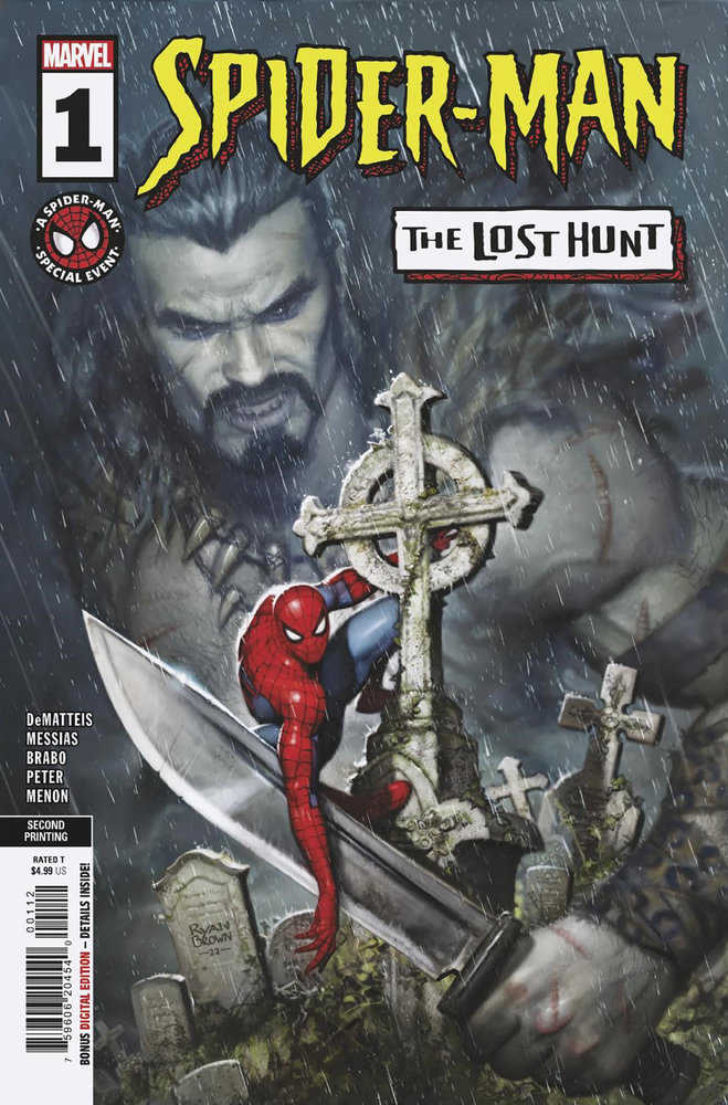 Spider-Man Lost Hunt #1 (Of 5) 2ND Printing Ryan Brown Variant | L.A. Mood Comics and Games