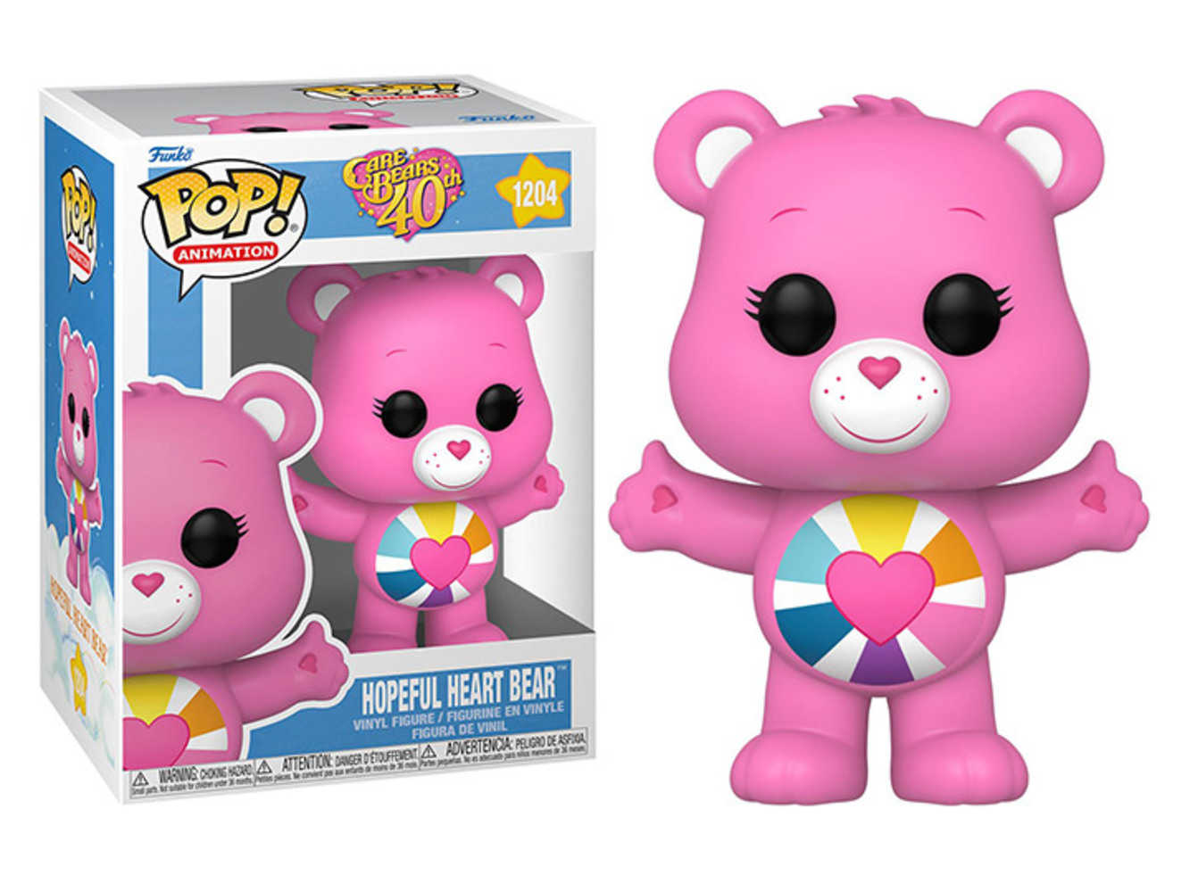 Pop Animation Care Bears 40th Anniversary Hopeful Heart Bear | L.A. Mood Comics and Games